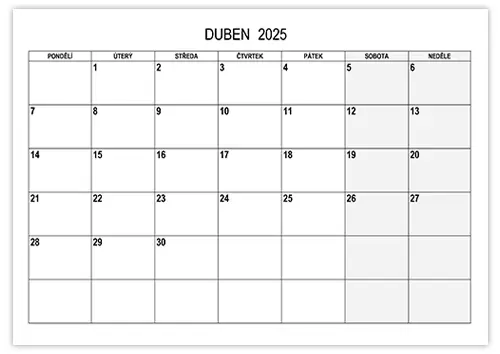 Stáhněte si kalendář duben 2025 planovac-kalendare-duben-2025