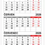 Kalendář květen, červen, červenec 2026 kalendar-kveten-cerven-cervenec-2026